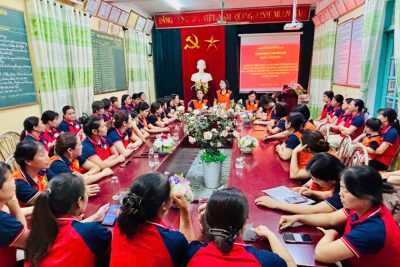 CHI BỘ TRƯỜNG MẦM NON YÊN HÒA TỔ CHỨC SINH HOẠT CHUYÊN ĐỀ QUÝ I NĂM 2026